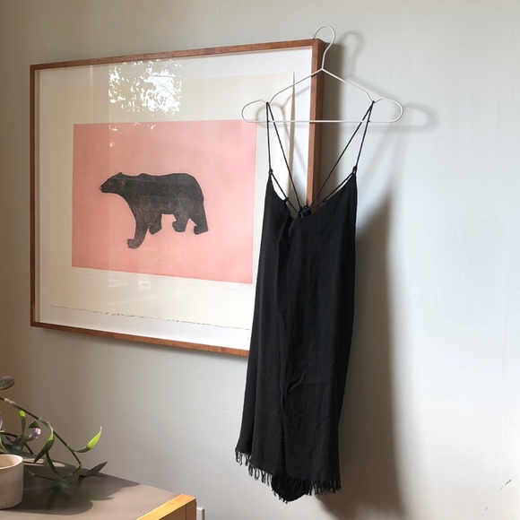 Tigani Lux Linen Moss Dress 1.0 - Picture 6 of 13